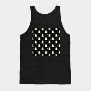 Christmas Spirit Gothic Print Tank Top